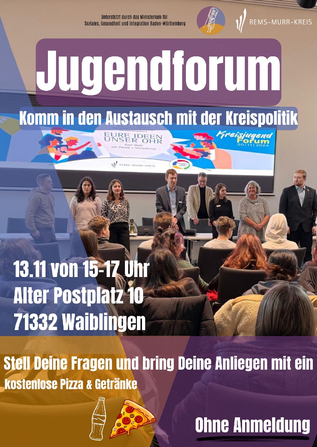 Einladung Kreisjugendforum Rems-Murr-Kreis