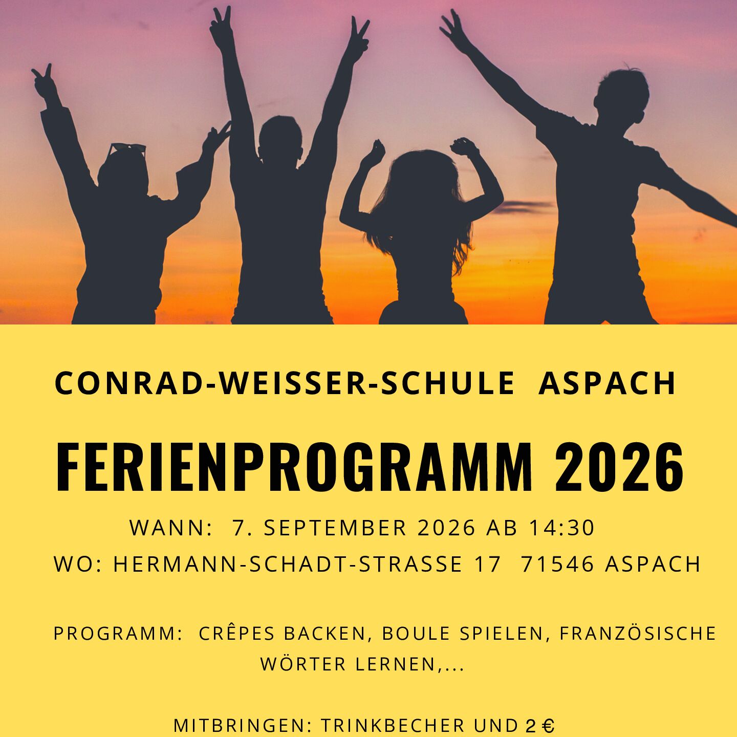 Ferienprogramm cws 2026